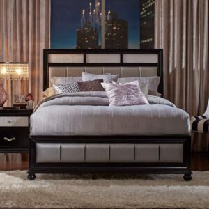 BARZINI 200891Q QUEEN UPHOLSTERED BED (BEDS - QUEEN)