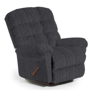 Denton Grey Fabric Recliner