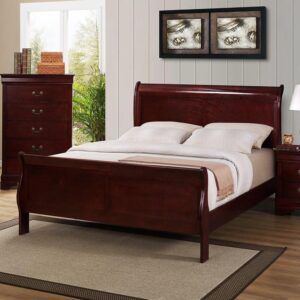 LOUIS PHILIP B3850-Q QUEEN SLEIGH BED (BEDS - QUEEN)