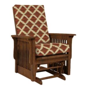 Texiana Rocking Red Fabric Chair