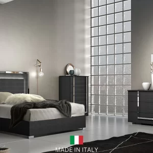 Antonella Collection (Black) 4pc King Bedroom Set (Copy)