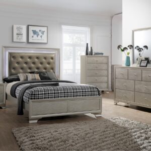 LYSSA B4300 6 PC TWIN SIZE BEDROOM SET