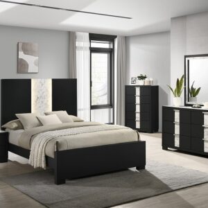 RANGLEY BLACK 6PC QUEEN BEDROOM GROUP B6835