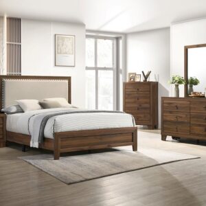 MILLIE B9255 6 PC TWIN/FULL PANEL BEDROOM SET