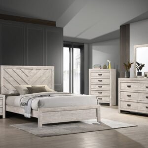B9330 VALOR 6PC QUEEN BEDROOM GROUP WHITE