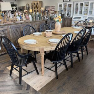 The Ashton Black Farmhouse Dining Set