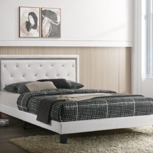 HH910 - White PU Platform - Twin, Full, Queen, King