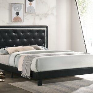 HH900 Black PU Platform - Queen, King ONLY